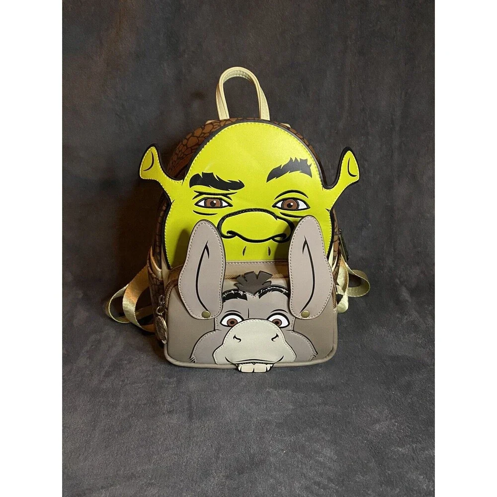 Loungefly Dreamworks Shrek and Donkey Cosplay Mini Backpack Limited Exclusive